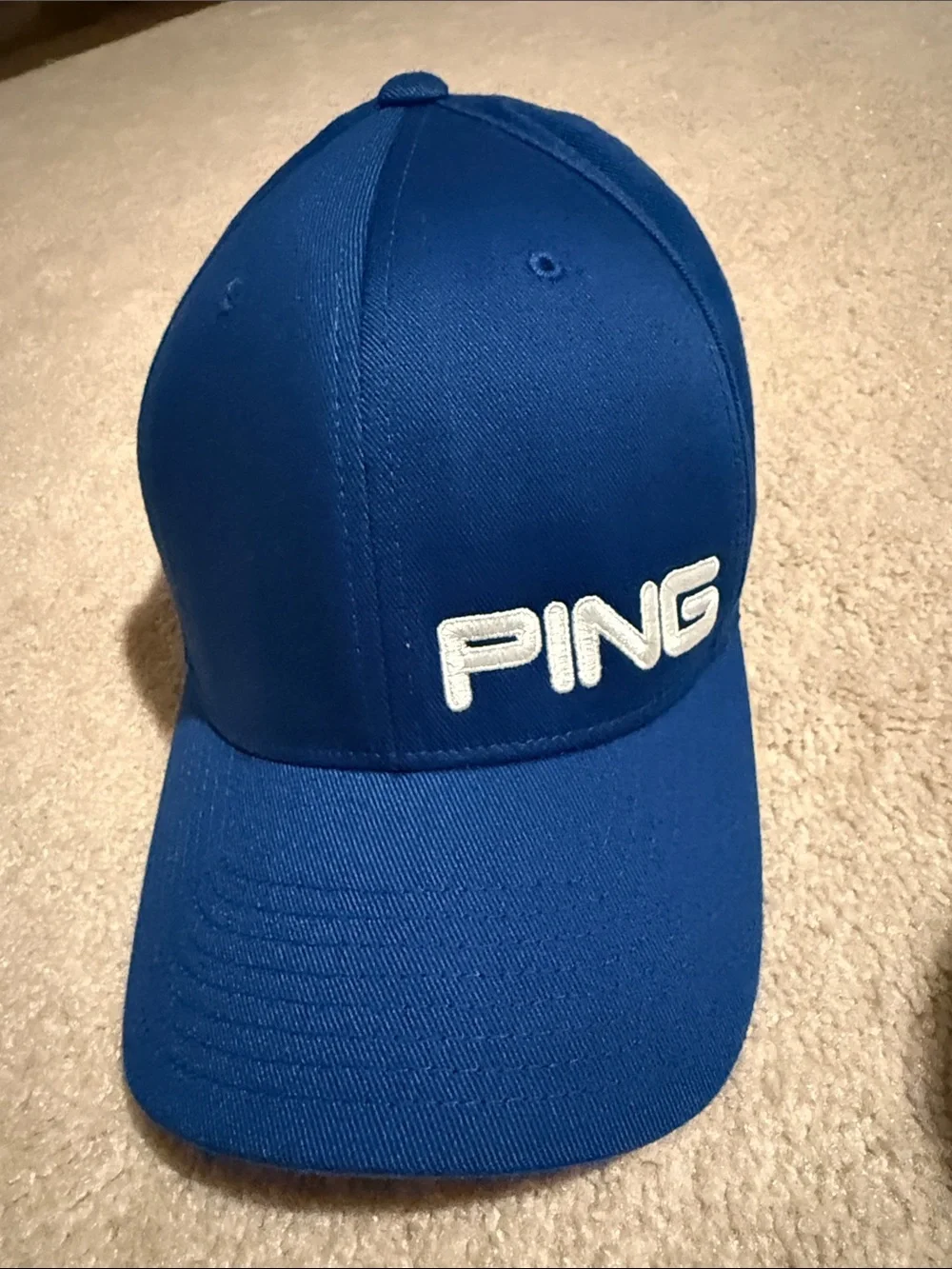 Ping Royal Blue Golf Cap with White Logo